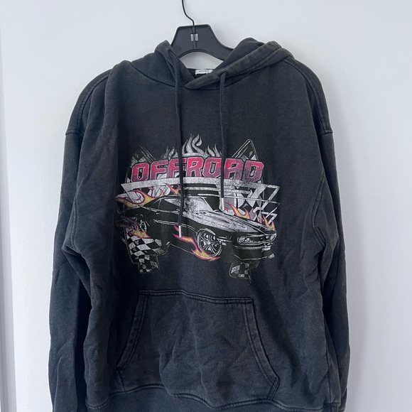 Garage Black Graphic Hoodie - Picture 1 of 2